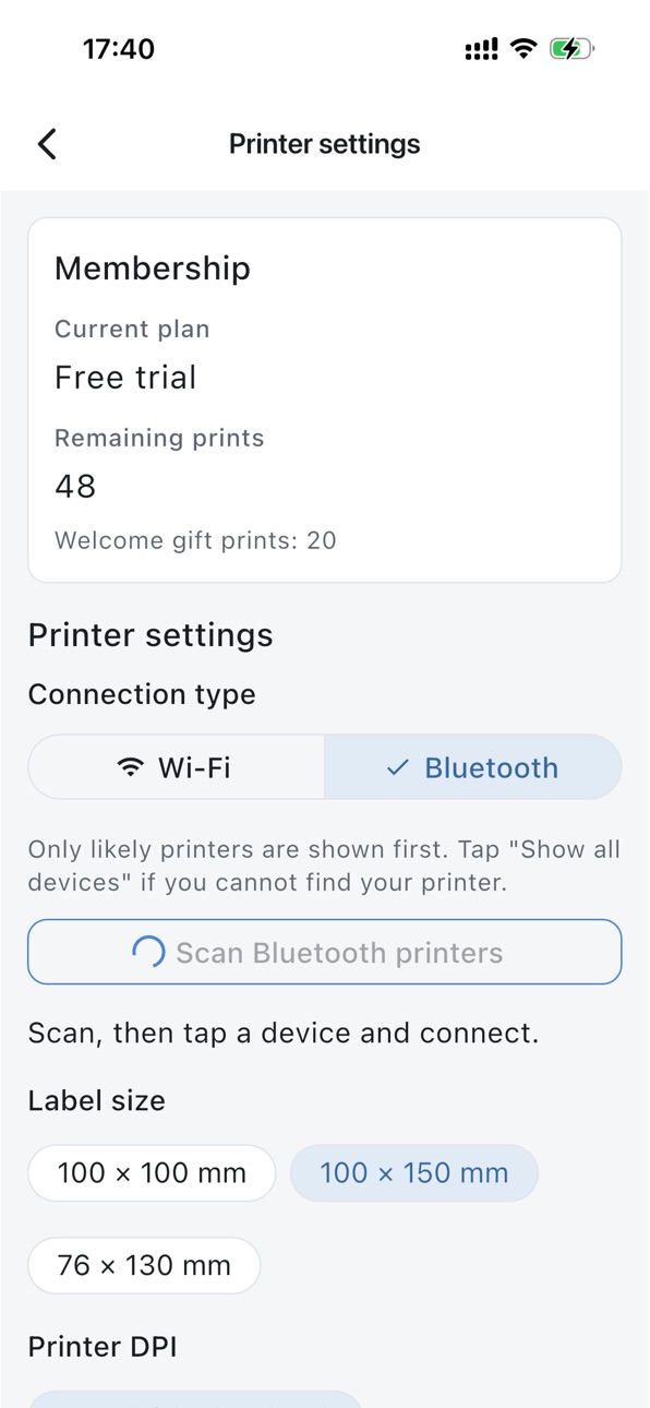 iPhone screenshot