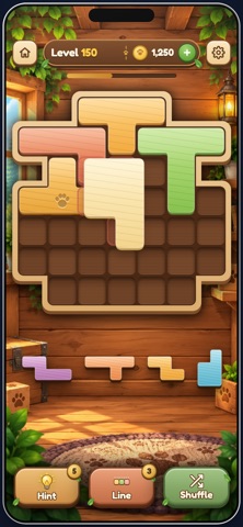 Bear Blocks: Wood Block Puzzle screenshot 2