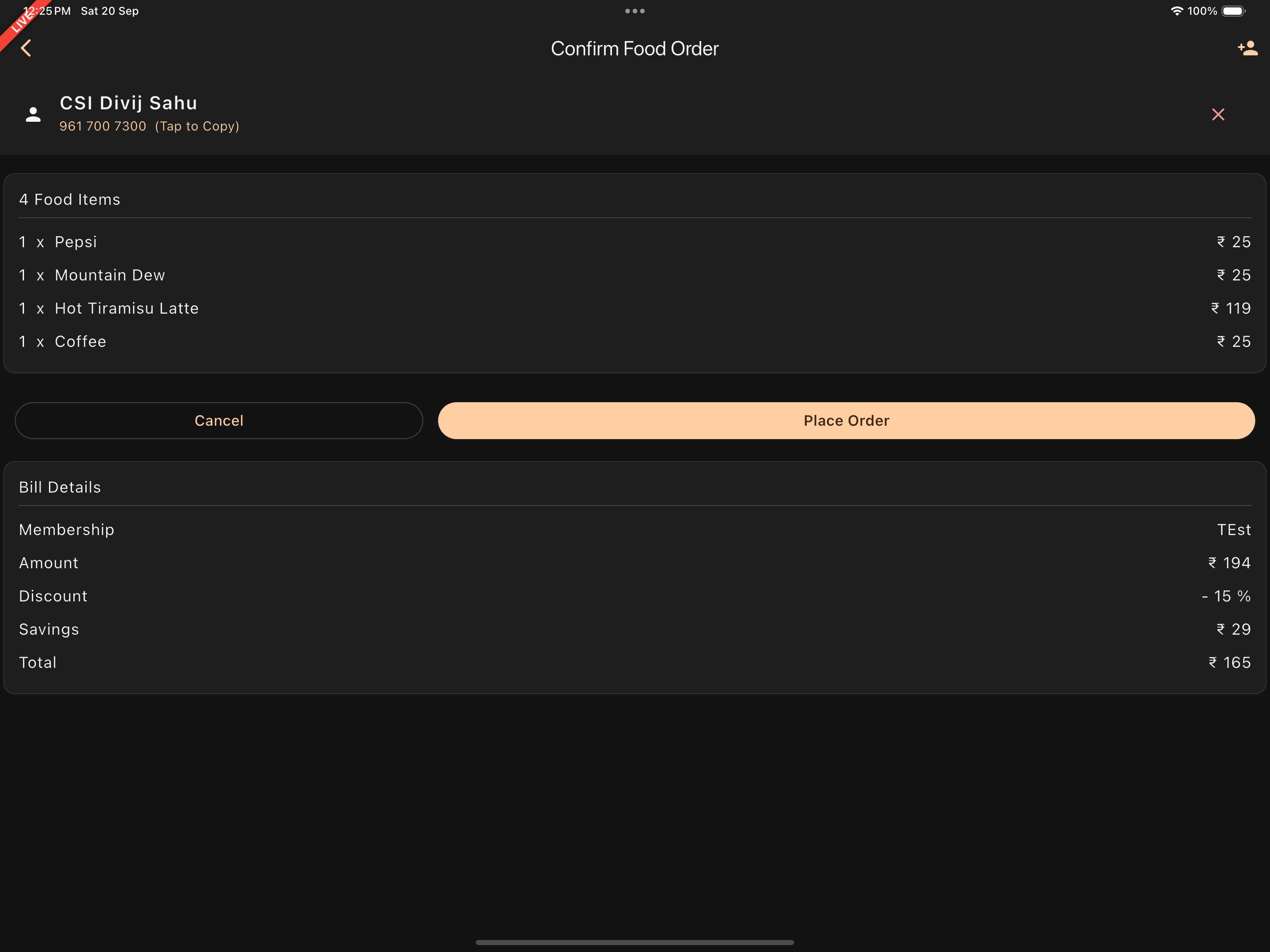 Club Sync India - Snooker POS
