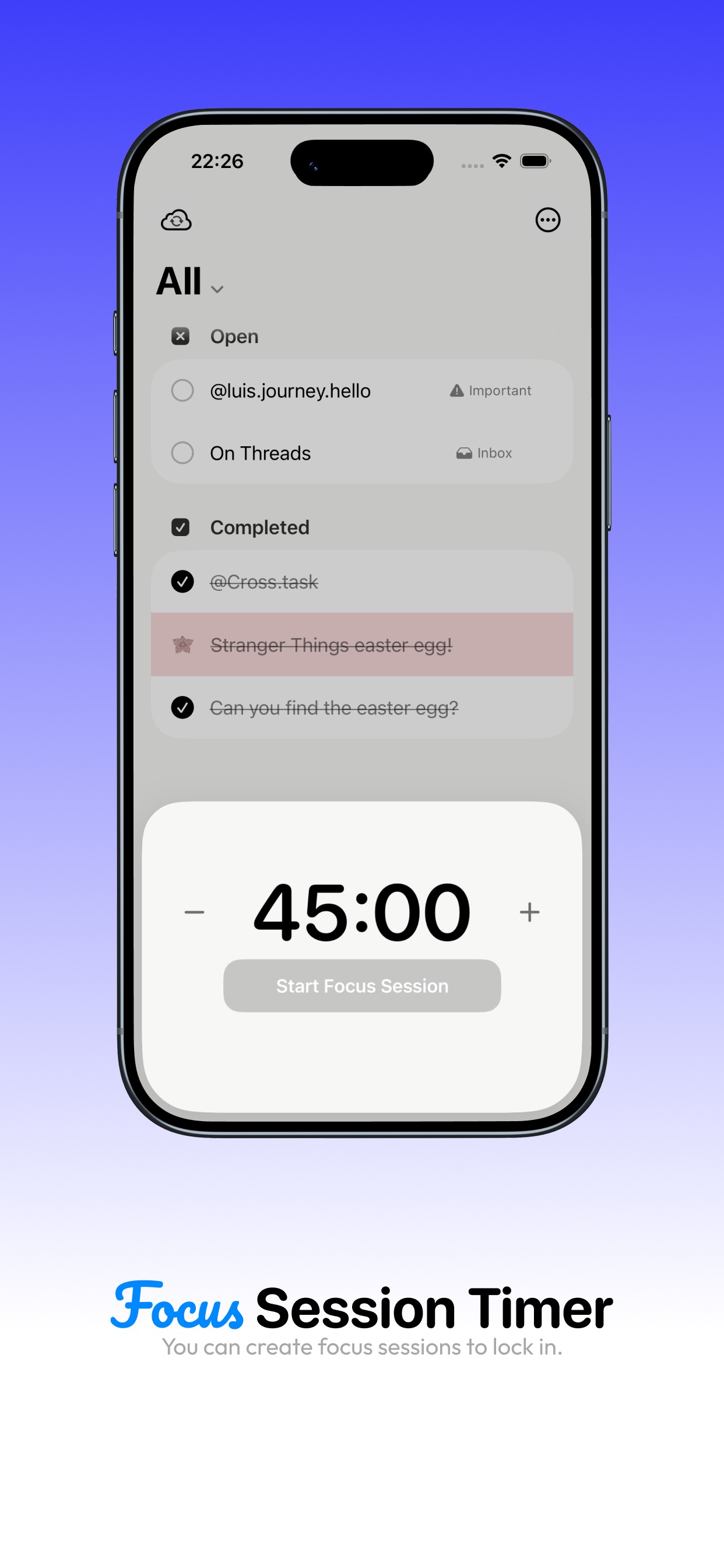 Cross: Sync tasks screenshot 6