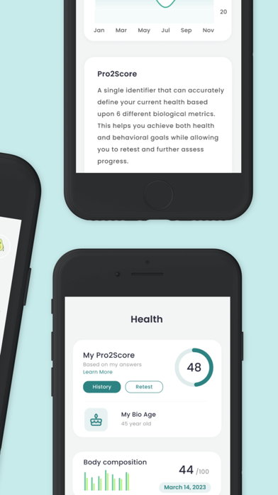 Pro2col iPhone screenshot 2 - Health & Fitness app