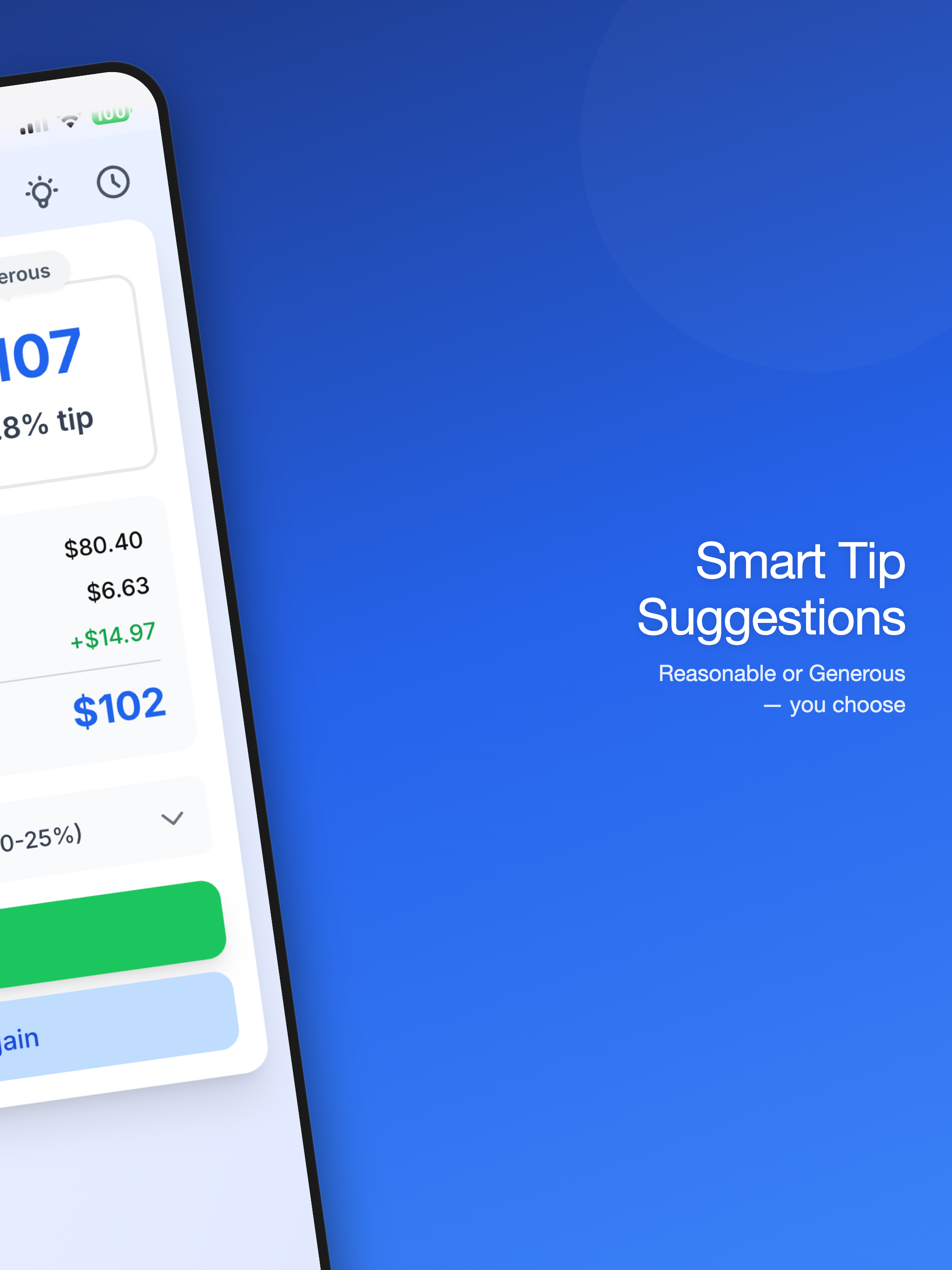 Gratiq - AI Tip Calculator screenshot 7