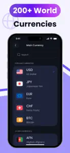 Currency Converter – FX Rates screenshot #2 for iPhone