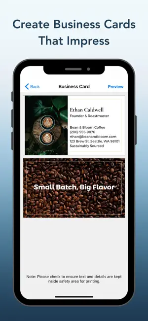 Impress: Business Card Maker screenshot 2