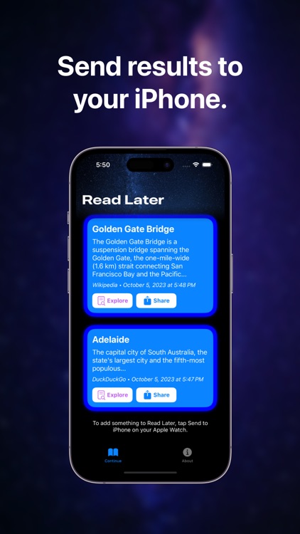 Galactic: Web Browser & Search