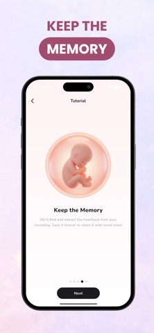 Baby Heartbeat Monitor: Bumpi iPhone screenshot