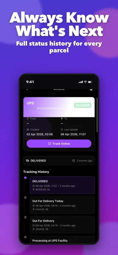 Package tracker for Fedex,UPS screenshot 5