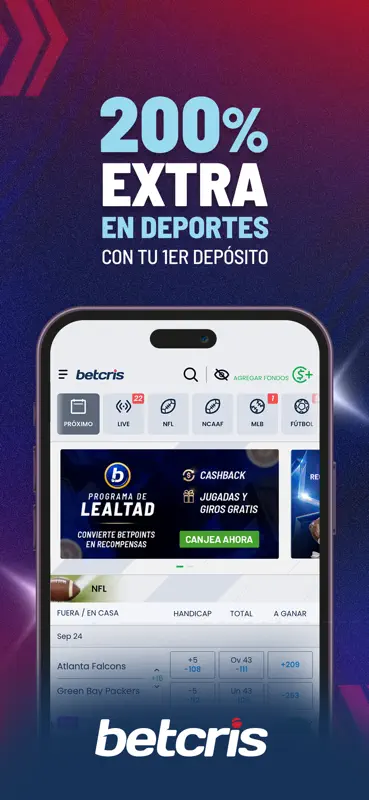 Betcris - apuestas y casino screenshot 1 of 8
