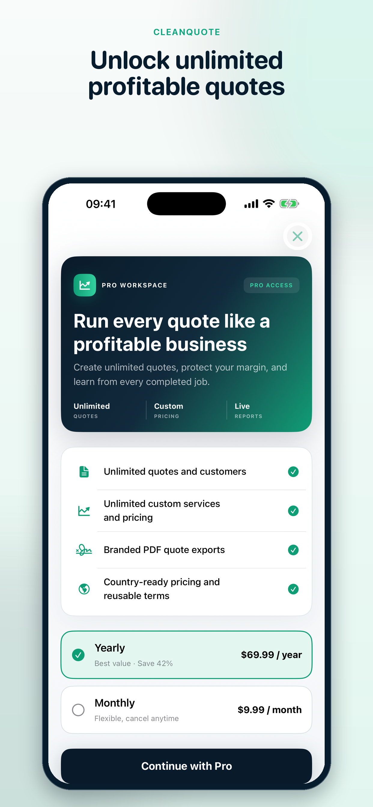 CleanQuote: Cleaning Estimates screenshot 5