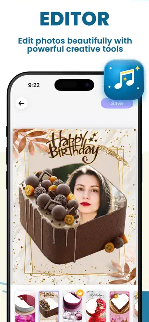 Birthday Card Maker & Wishes screenshot 3