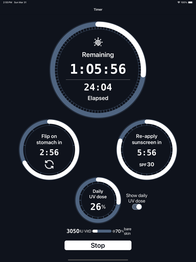 ‎Sola: Sun UV & Vitamin D Timer Screenshot