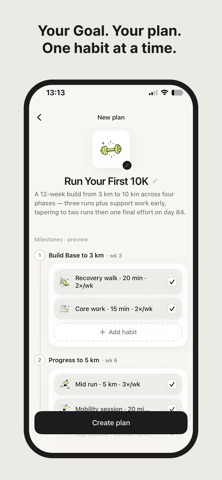 Loop: AI Habit Tracker iPhone screenshot