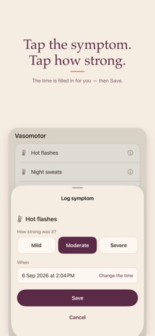 Orla – Menopause Tracker Screenshot 6 of 9