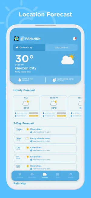 PANaHON: Weather App iPhone screenshot 1