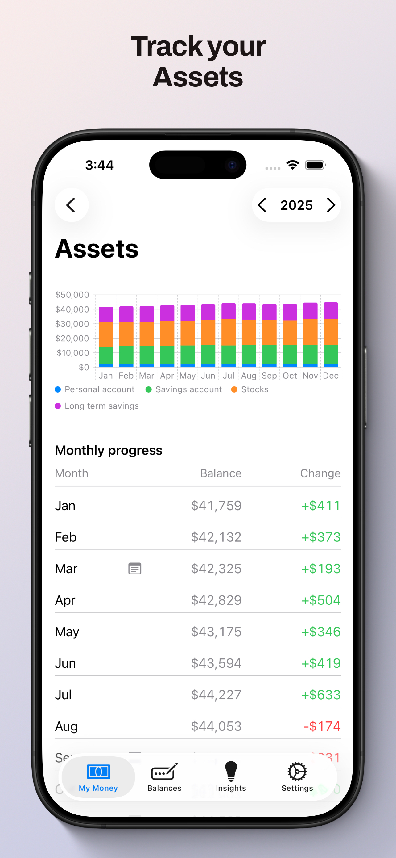 Balans – Net Worth Tracker