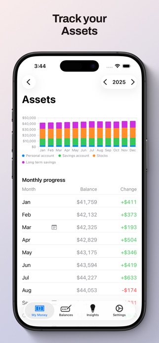 Balans – Net Worth Tracker Screenshot 5 of 6