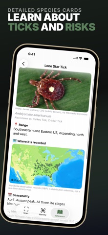 Tick Checker: TickSight iPhone screenshot