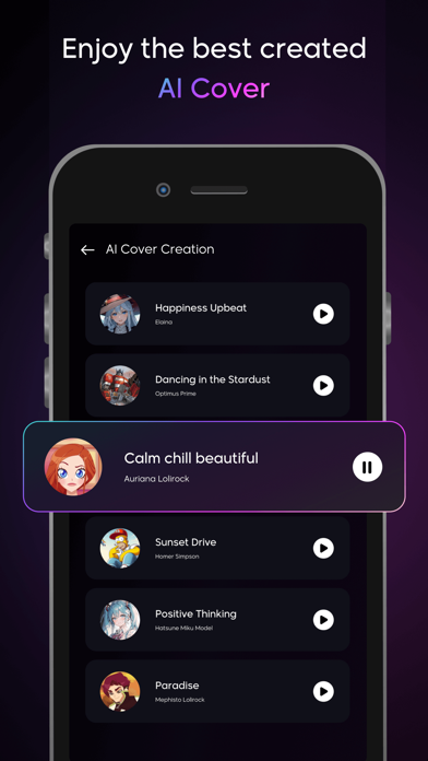 AI Cover Songs : Music AI Screenshot