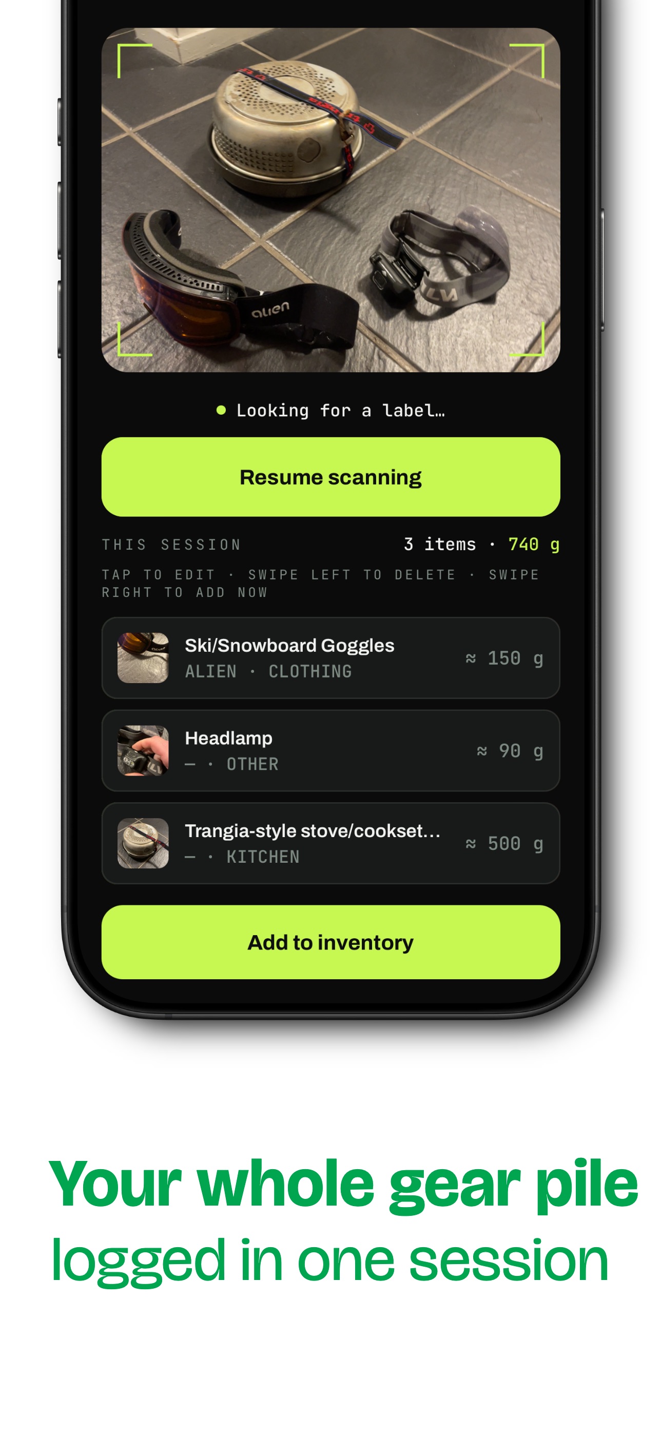 Screenshot 3 of FeatherPack - Ultralight Gear