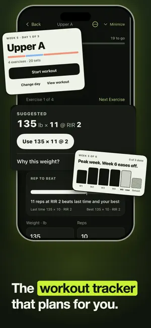 Workout Tracker - Mesolab screenshot 1