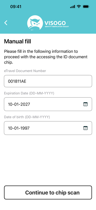 VisoGo (eID document reader) Screenshot 4 of 5