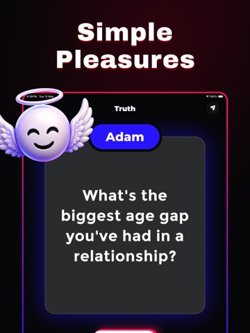 Truth or Dare Couples, Adults iPad screenshot