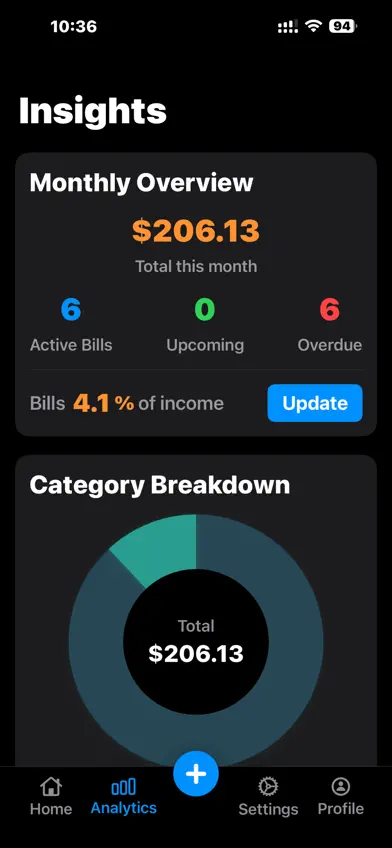 BillTracker - Smart Finance screenshot 4