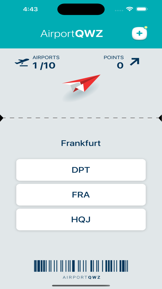 #3. Airport Codes QWZ (iOS) Przez: IdopterLabs