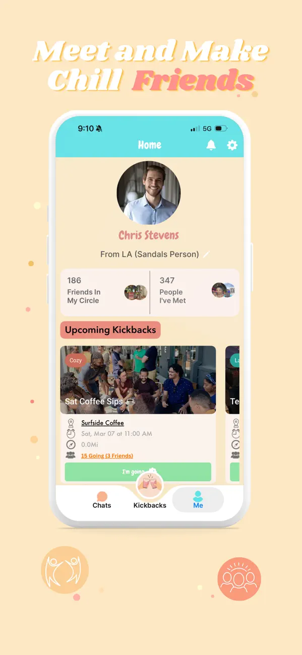 Screenshot #3 pour Kickback – Hang Out & Connect