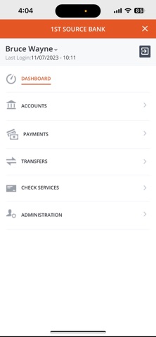 1st Source Bank BBO Treasury screenshot