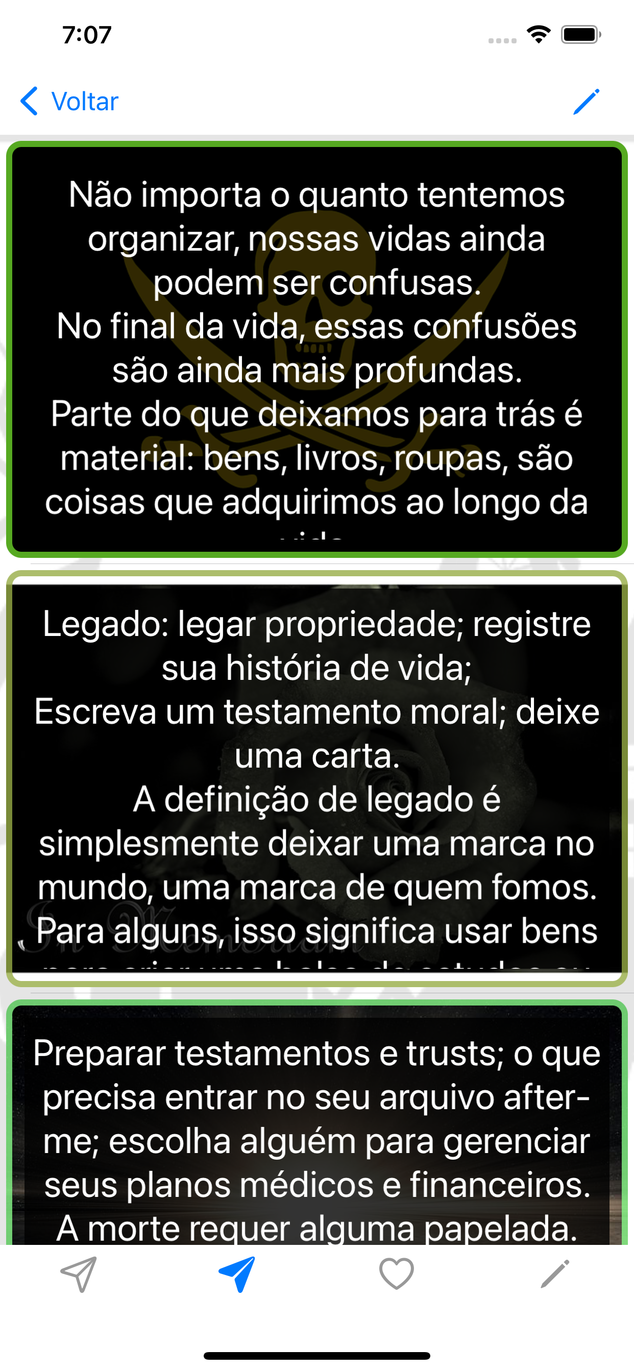 Enfrentando a morte