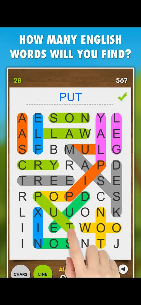 The Word Search Ultimate PRO 字母连线组词应用截图