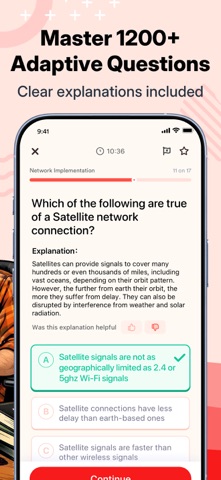 CompTIA Network+ Prep 2026 iPhone screenshot