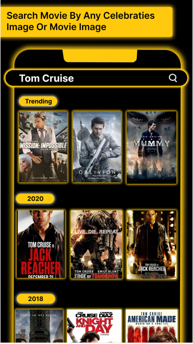 Cine Lens Clip Movie Finder Screenshot