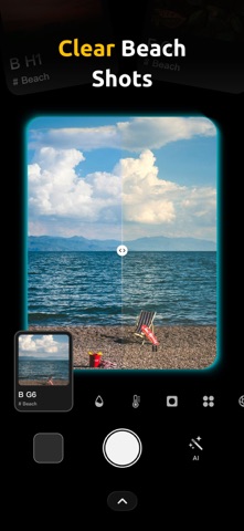 CamX - AI Scene Filter Camera iPhone screenshot