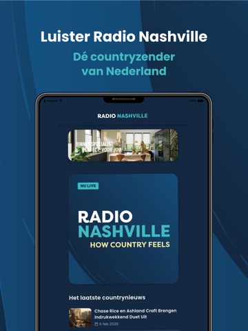 Radio Nashville iPad screenshot 1