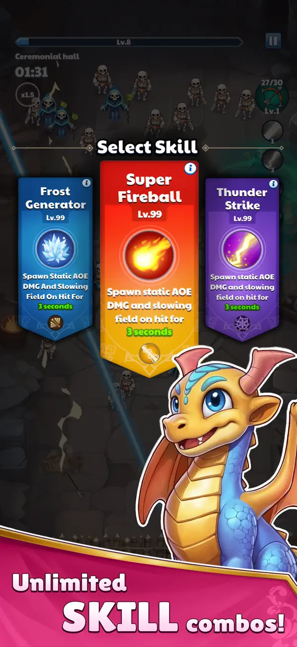 Arrow Rush: Archer Roguelike [ Debug Menu ] screenshot 3 - iOS game interface