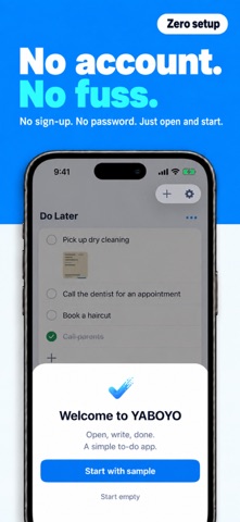 Errand List & To-Do: YABOYO Screenshot 4 of 8