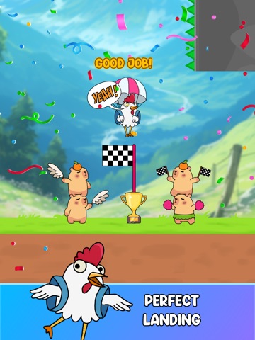 Chicken Jump Fun Challenge iPad screenshot
