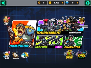 Rebel Hero: Combat Mission iPad screenshot