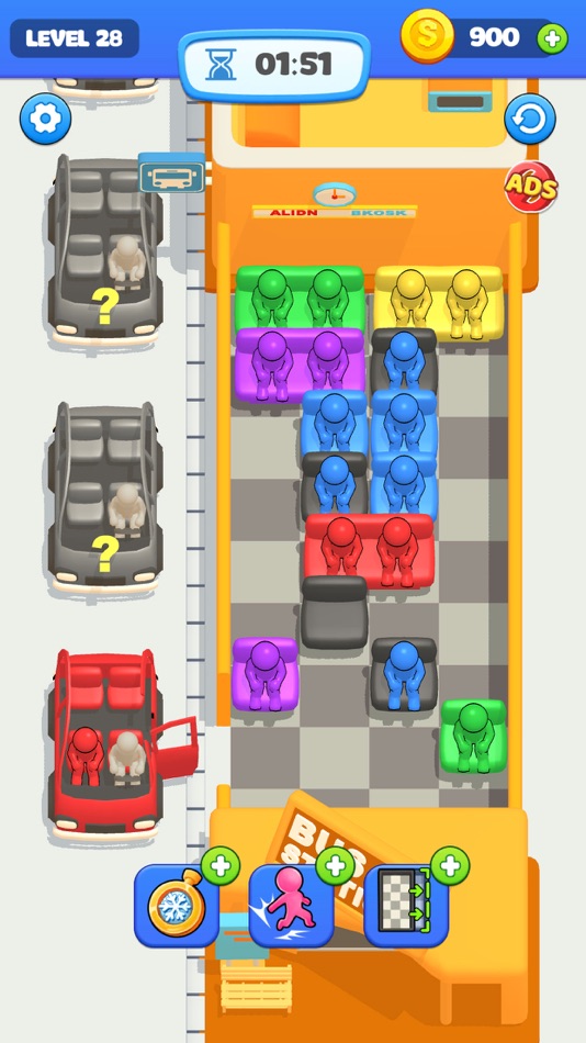 #5. Go Away - Bus Seat Game 3D (iOS) 由: Wonder Rush Technology Limited