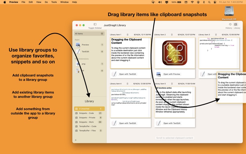 Screenshot #2 pour JustDragIt