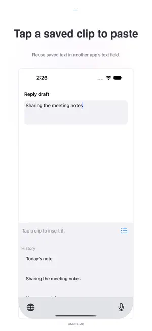 ClipNest - Clipboard History screenshot 1
