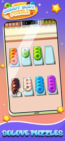 Donut Sort Puzzle Screenshot 4 of 10