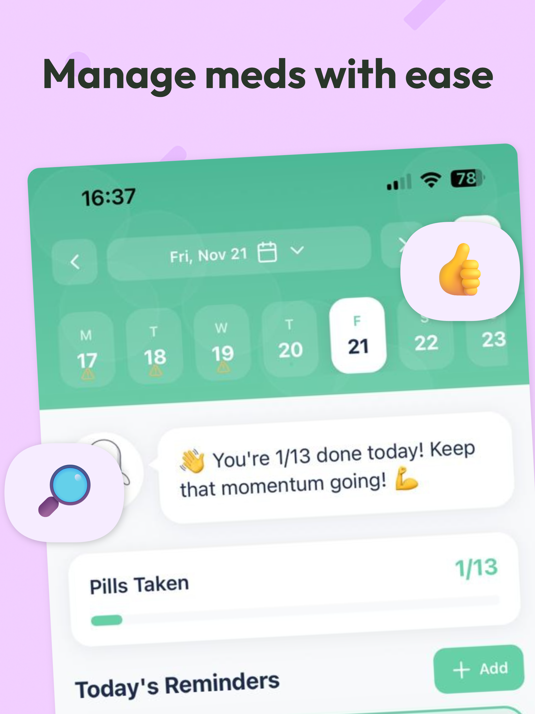 Pill Reminder: PillGadget