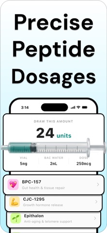 Peptide Tracker - PepSync Screenshot 5 of 8
