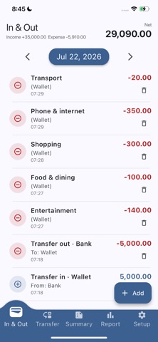 My Money Pocket screenshot