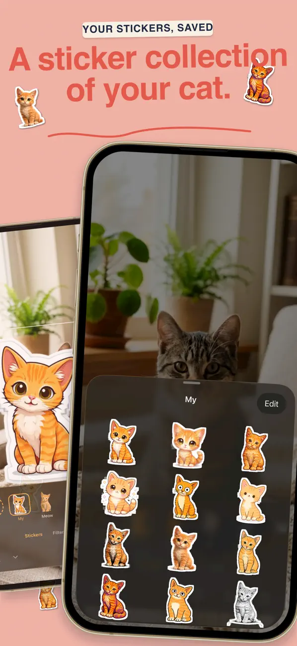 Screenshot #3 pour Caticker : Stickers de chat