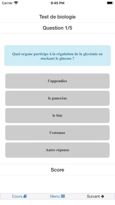 Biologie humaine Screenshot