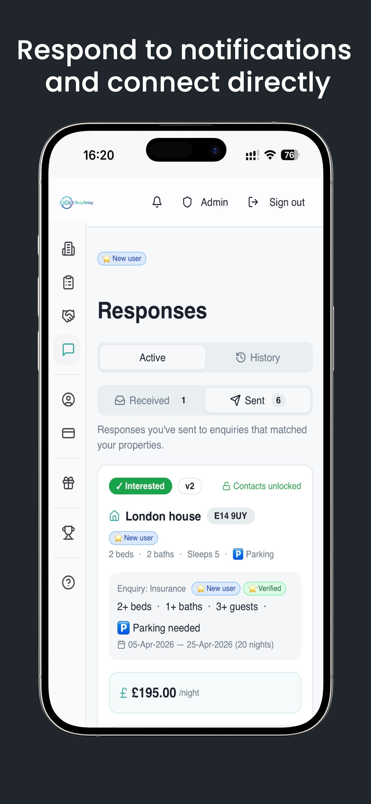 StayRelay screenshot 4